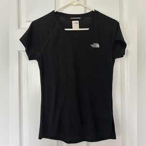 The North Face Women's Black V-Neck Short Sleeve Tee